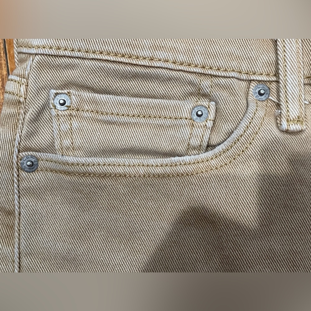 Levi’s Wrangler Men's Khaki Straight Jeans - Picture 9 of 16